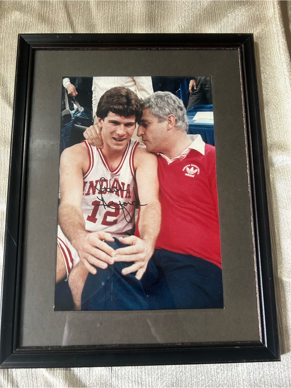 Framed Steve Alford University of Indiana Autograph